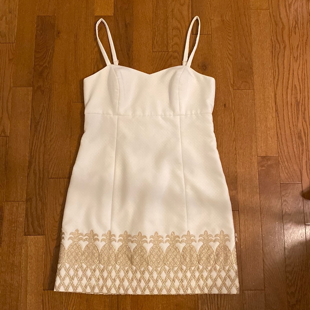 Lilly Pulitzer White Pineapple Dress